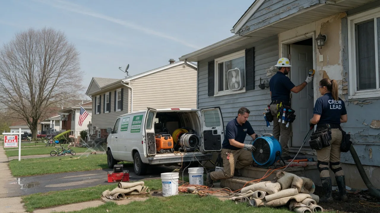 Flood Cleanup in Morrow, OH near me